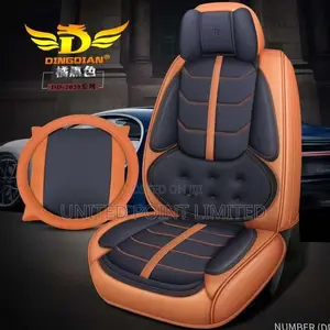 Executive R Power Leather Seat Cover Brown And Black