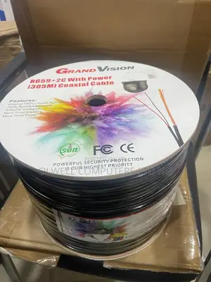Rg 59 With Power CCTV Coaxial Cables -100% Pure Copper