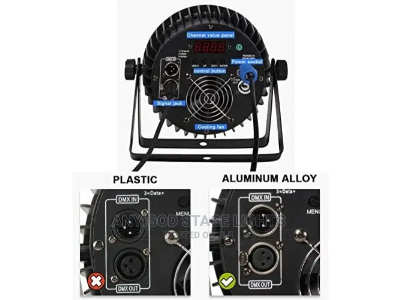 High Quality 24x10w Flat Solid Diecast Par Can Light