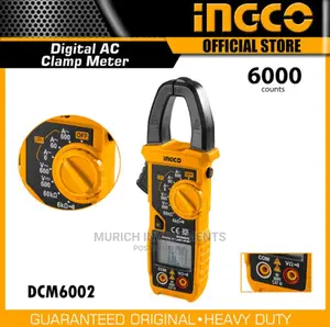 Digital AC Clamp Meter – 600amp – Ingco