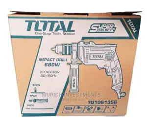 Total Super Select Impact Drill 680w (TG1061356) - (New)