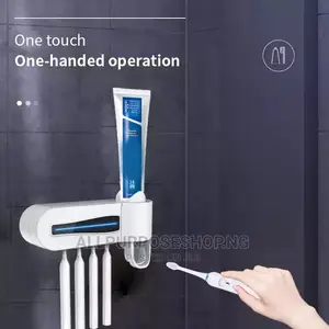 Rechargeable Tooth Brush Steriliser/ Toothpaste Dispenser