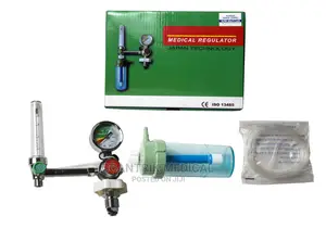 Oxygen Regulator Flowmeter and DISS Auxiliary