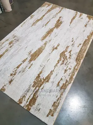 5x7fts Cream and Gold Turkey Center Rug(7x10,4x6,3x5)