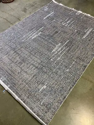 5x7fts Gray Designer Turkey Center Rug(7x10,4x6,3x5)