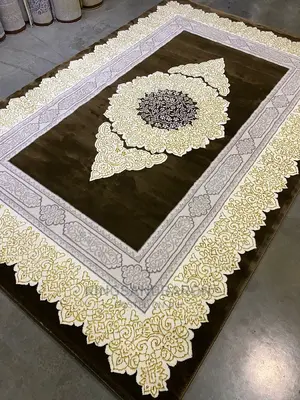 5x7fts Arabian Coffee Brown Center Rug(4x6,7x10,8x11)