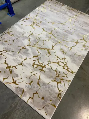 5x7fts Gray Cream and Gold Turkey Center Rug(3x5,4x6,7x10,)
