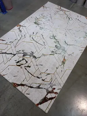 4x6ft Green and Cream Turkey Center Rug