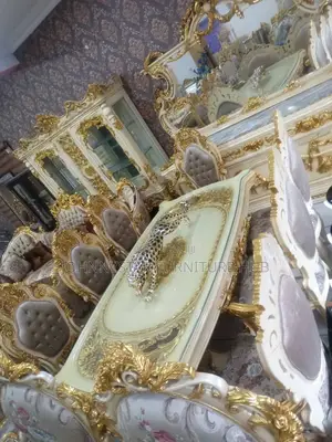 Royal Dinning Table With 8 Chairs
