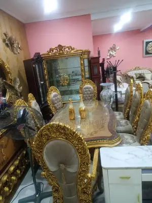 Royal Dinning Table With 8 Chairs