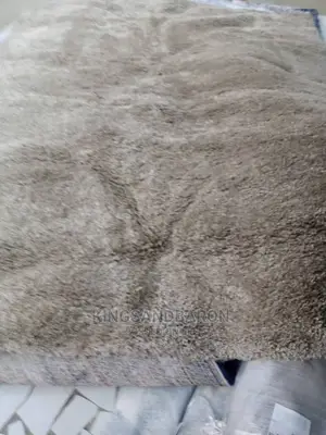 8x11fts Brown/Beige American Wool Center Rug