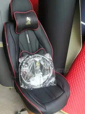 Executive M N Leather Seat Cover Black