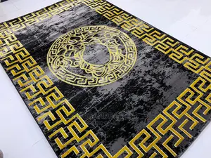 8x11fts Grey and Gold Turkey Centre Rug (7×10)