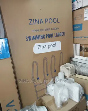 Zina Pool 3 Steps Stainless Steel Swimming Pool Ladder