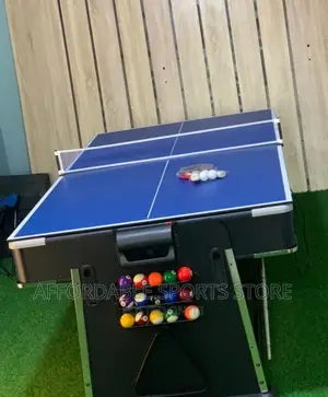 7ft New 4in1 Snooker With Dining Table and Full Accessories