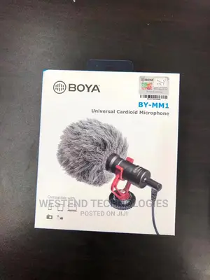 Boya by-Mm1 Universal Cardioid Microphone for DSLR Camera