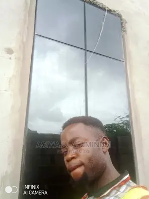 Aluminum Transome Windows With Burglary