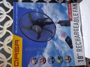 QASA Solar Rechargeable Fan 18 Inch