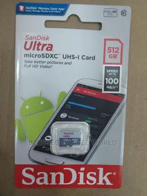 Sandisk 512gb Ultra Microsdhc Uhs-1 Memory Card