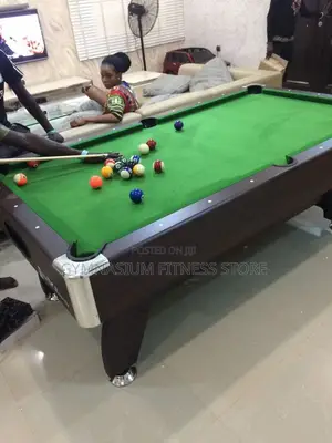 7ft Snooker Board Coffee Brown 890D