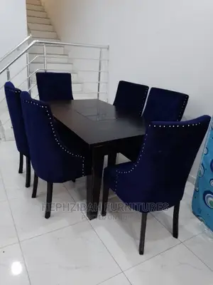 6 Seater Executive Blue Dining