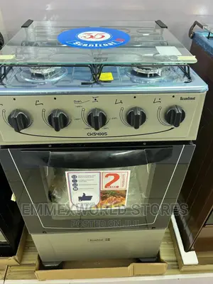 Scanfrost Standing Gas Cooker 4 Burners