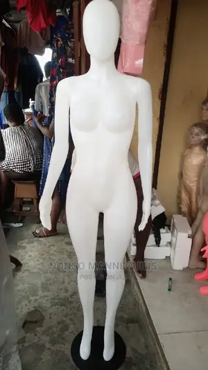 Size 10 Plastic Female Detachable Waist Faceless Mannequin