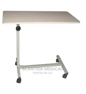 Portable Medical Adjustable Overbed Bedside Table