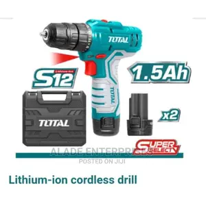 Total Li-Ion Cordless Impact Drill + 2 PCS 1.5ah