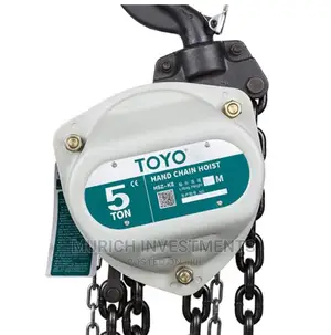 Toyo 5 Ton X 3 Meter Manual Lifting Hoist Chain Pulley Block
