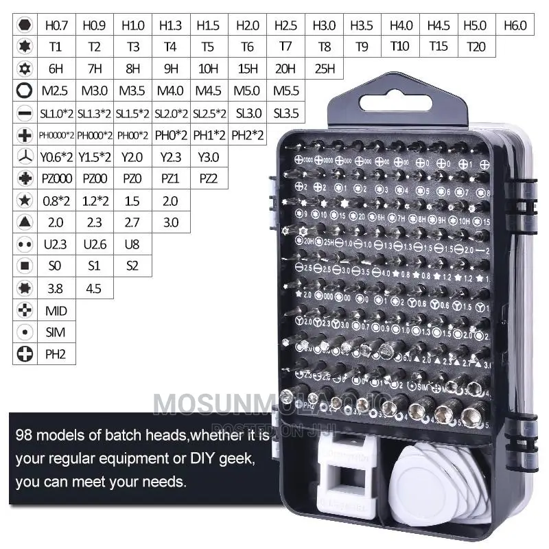 115 in 1 Multi-Function Precision Screwdriver Set