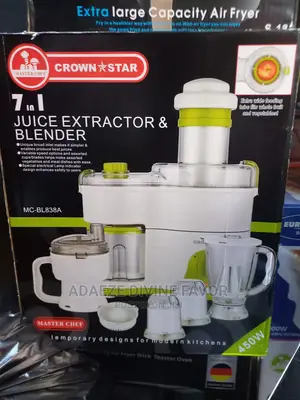 Crown Star 7-in-1 Juice Extractor and Blender