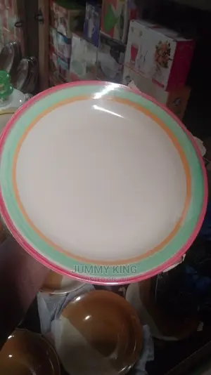 12 Pieces Ceramic Flat Plates