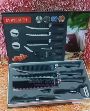 6pcs Stainless Steel Kitchen Knife Set