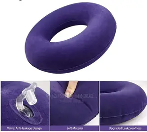 Donut Seat Cushion With Air Pump Hemorrhoid Treatment
