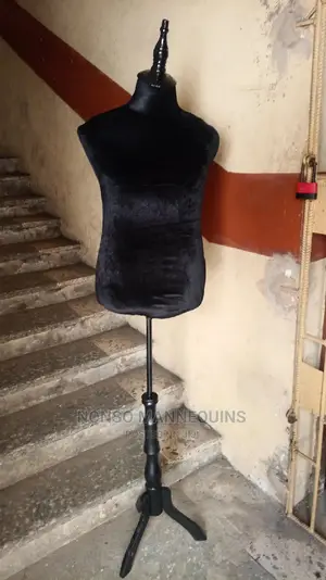 Male Black Body Dressform Display Stand