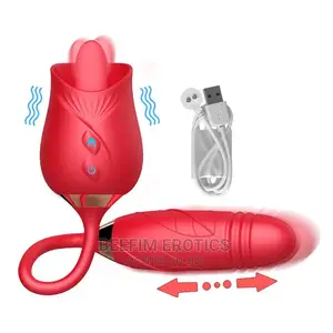 Rose Sucking Vibrator 10 Speed Vibrating Clit Sucker Nipple