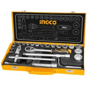 Ingco 24 Pcs 1/2" Socket Set - Hkts0243