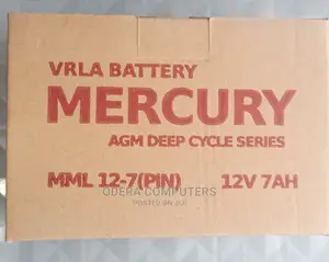 Mercury VRLA UPS Battery AGM Deep Cycle Series
