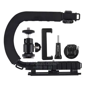 U-Shaped Action Camera Stabilizing Handle Bracket Holder