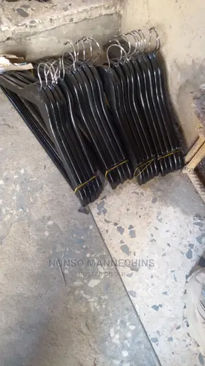 Black Wooden Hangers Sets