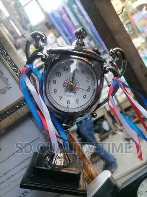 Trophy Table Clock