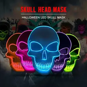 LED Skull Head Mask Halloween