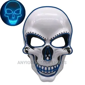 LED Light Skull Mask for Raves, Party, Festivals and Club