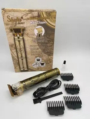 Gold Plated Rechargeable Hair Clipper and Trimmer