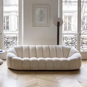 Modern 3 Seater Living Room Fabric Made Sofa Chair.