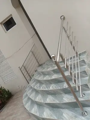 Stainless Railing Entrance at Jabi