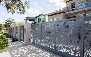 Lasercut Fence/Gate Flower Top-Notch Design