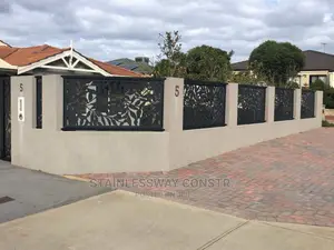 Lasercut Fence Grill at Dakwo District