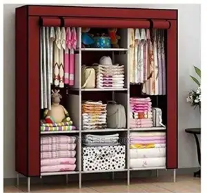 Big Capacity Detachable Wardrobe With Side Storage Pocket